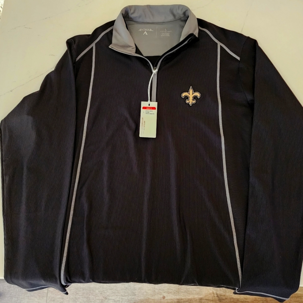 Antigua New Orleans Saints Tempo Pullover